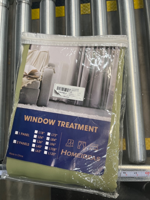 Photo 1 of H.VERSAILTEX Blackout Curtains for Living Room Thermal Insulated Window Treatment Panels Room Darkening Blackout Drapes Back Tab/Rod Pocket Bedroom Draperies, 52 x 84 Inch, Sage, 2 Panels 52"W x 84"L Sage