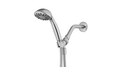 Photo 1 of 1-Spray Wall Mount Handheld Shower Head 1.8 GPM in Chrome