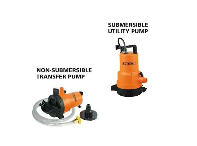 Photo 1 of 1/4 HP 2-in-1 Submersible Utility and Transfer Pump