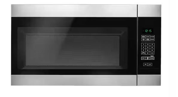 Photo 1 of 1.6 cu. ft. Over the Range Microwave in Stainless Steel