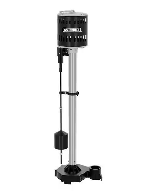 Photo 1 of 1/2 HP Stainless Steel and Cast Iron Pedestal Sump Pump