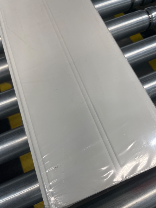 Photo 1 of 1/4 in. D x 7-1/4 in. W x 36 in. L Glue-On Tongue and Groove White PVC Wainscoting Panel (6-Pack)