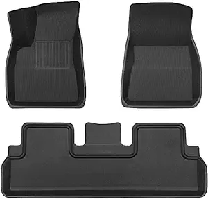 Photo 1 of 
Click image to open expanded view
TAPTES Floor Mats for Tesla Model 3 2017-2024, Premium All Weather Anti-Slip Waterproof Floor Liners Car Interior Accessories - Compatible for Model 3 Highland 2024 2023 2022 2021 2020 2019 2018 2017