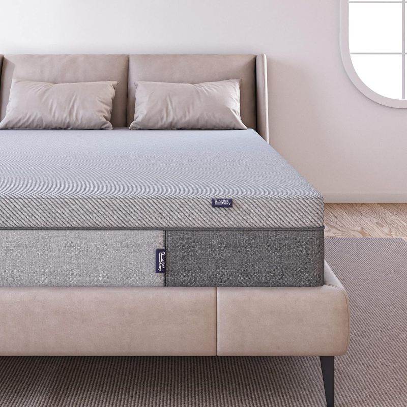 Photo 1 of BedStory 3 inch Full Size Memory Foam Mattress Topper, Pain-Relief Extra Firm Bed Topper, Copper / Gel / Bamboo Charcoal / Green Tea Infused Cooling Pad, 500 GSM Knitted Cover, CertiPUR-US Certified Full 3'' Fusion Memory Foam
