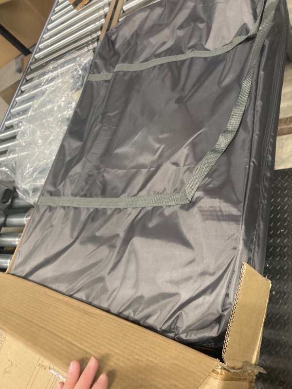 Photo 1 of Dream On Me Skylar Bassinet and Bedside Sleeper in Grey, Lightweight and Portable Baby Bassinet, Five Position Adjustable Height, Easy to Fold and Carry Travel Bassinet, JPMA Certified