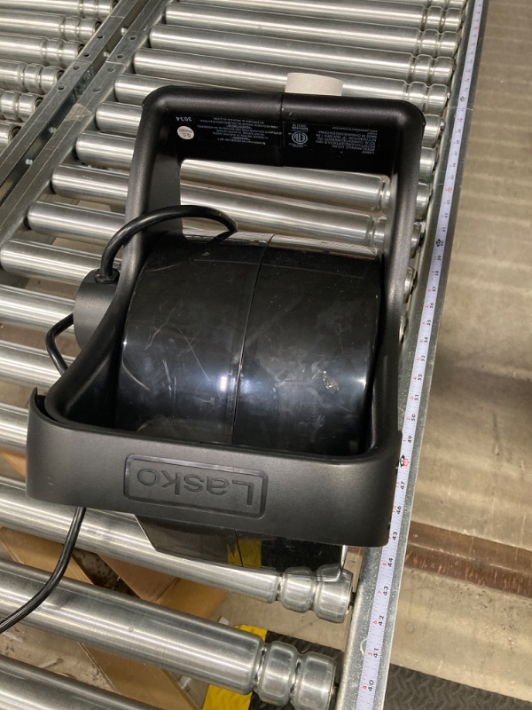 Photo 2 of Lasko U12104 High Velocity Pro Pivoting Utility Fan for Cooling, Ventilating, Exhausting and Drying at Home, Job Site and Work Shop, Black 12104 12.2 x 9.6 x 12.3 inches