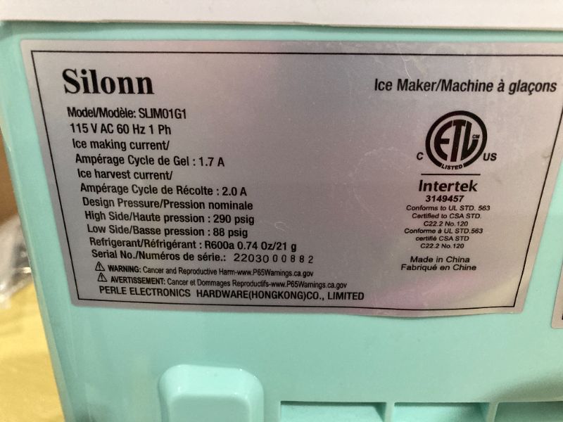 Photo 5 of Silonn Ice Makers Countertop, 9 Cubes Ready in 6 Mins, 26lbs in 24Hrs, Self-Cleaning Ice Machine & Ninja BL770 Mega Kitchen System, 1500W, 4 Functions for Smoothies, Processing, Dough, Drinks & More