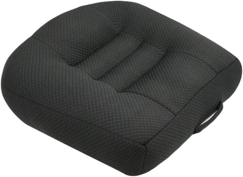 Photo 1 of Car Booster Seat Cushion Heightening Height Boost Mat,Breathable Mesh Portable Car Seat Pad Fatigue Relief Suitable for Trucks,Cars,SUVs,Office Chairs,Wheelchairs(Black)