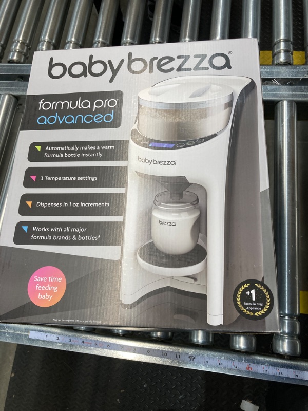 Photo 2 of Baby Brezza New and Improved Formula Pro Advanced Formula Dispenser Machine - Automatically Mix a Warm Formula Bottle Instantly - Easily Make Bottle with Automatic Powder Blending, White