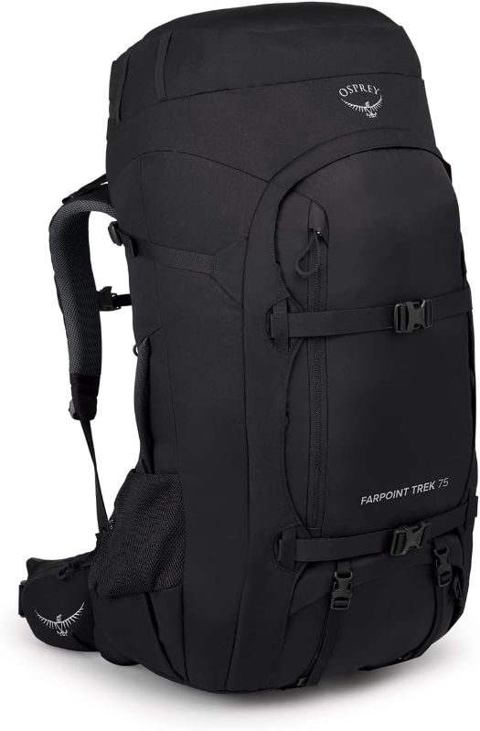 Photo 1 of Osprey Farpoint Trek 75L Men's Travel Backpack, Black