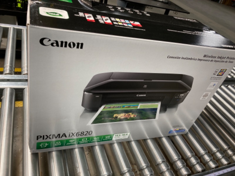 Photo 5 of Canon Pixma iX6820 Wireless Business Printer with AirPrint and Cloud Compatible, Black