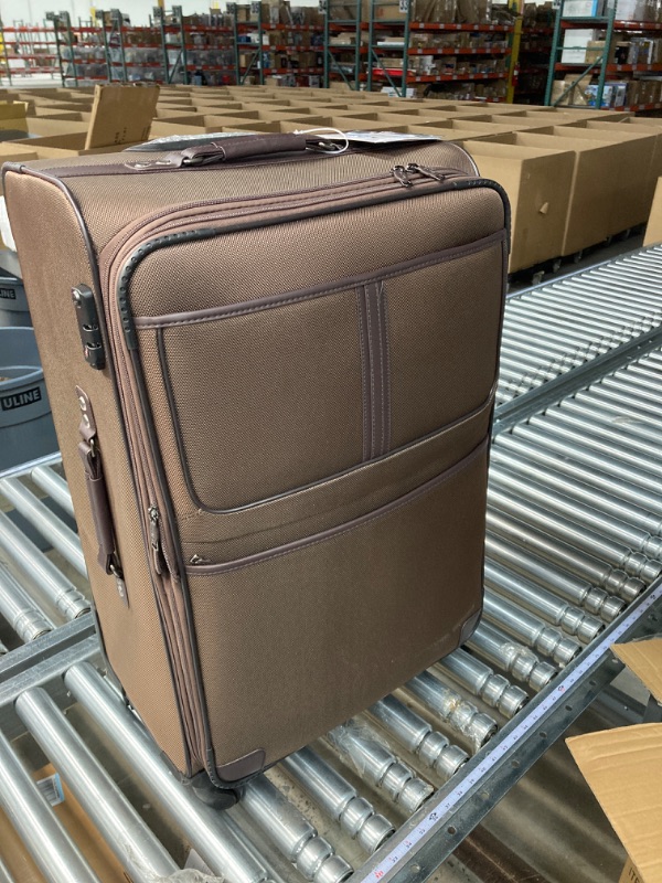 Photo 1 of Coolife Luggage 3 Piece Set Suitcase Expandable TSA lock pinner softshell (Brown new)