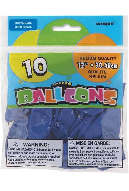 Photo 1 of Latex Balloons, 12" (10-Pack) - Premium-Quality & Vibrant Party Decorations, Perfect for Any Celebration