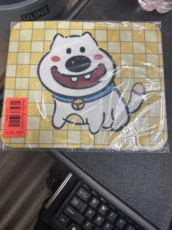 Photo 2 of Computer Mouse Pad, Desk Gaming Mouse Pad with Non-Slip Rubber Base, Easy to Slide, Durable Material, Portable, with Fresh and Cute Design, Happy Puppy, Bring Good Mood