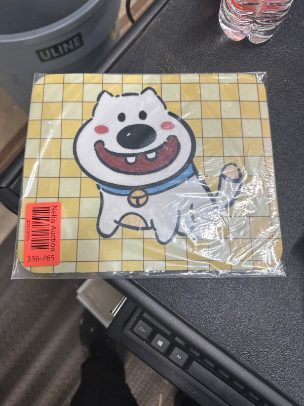 Photo 2 of Computer Mouse Pad, Desk Gaming Mouse Pad with Non-Slip Rubber Base, Easy to Slide, Durable Material, Portable, with Fresh and Cute Design, Happy Puppy, Bring Good Mood