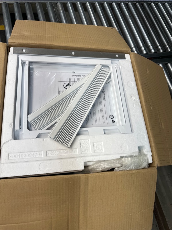 Photo 1 of 5,000 BTU 115-Volt Window Air Conditioner for Bedroom or 150 sq. ft. Small Rooms in White, Included Install Kit