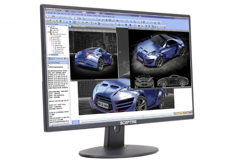 Photo 1 of Sceptre 20" 1600 x 900 75Hz LED Monitor 2x HDMI VGA Built-in Speakers, sRGB 99% Machine Black (E209W-16003RT series)