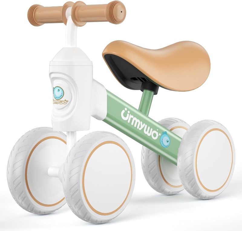 Photo 1 of Baby Balance Bike for 1 Year Old Boys Girls, 10-36 Month Toddler Bike with No Pedal 4 Silence Wheels First Birthday Gifts Ride On Toys Infant Bike for One Year Old
