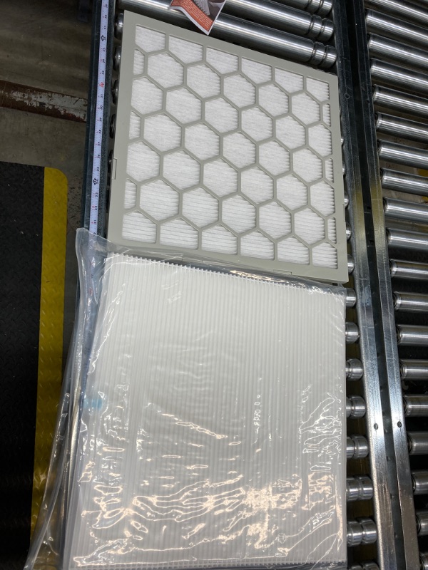 Photo 2 of 20x20x1 MERV 11 Air Filter,AC Furnace Air Filter,Reusable ABS Plastic Frame, 7 Pack Replaceable Filter Media (Actual Size: 19 3/4" x 19 3/4" x 3/4")