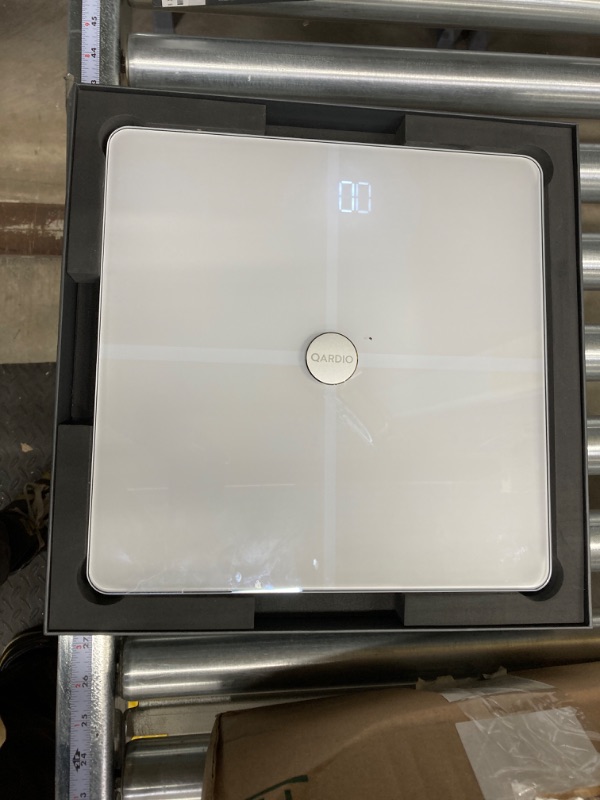 Photo 3 of QardioBase X Smart WiFi Scale and Full Body Composition 12 Fitness Indicators Analyzer. App-Enabled for iOS, Android, iPad, Apple Health. Athlete, Pregnancy and Multi-User Modes.