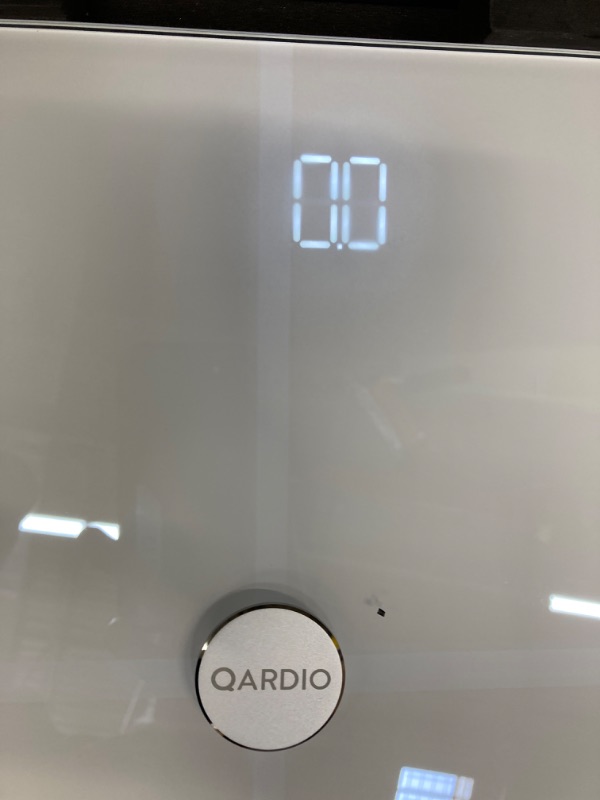 Photo 2 of QardioBase X Smart WiFi Scale and Full Body Composition 12 Fitness Indicators Analyzer. App-Enabled for iOS, Android, iPad, Apple Health. Athlete, Pregnancy and Multi-User Modes.