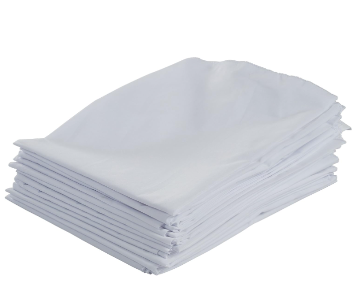 Photo 1 of ECR4Kids Cot Sheet, Standard Size, Rest Time Accessories, White, 12-Pack