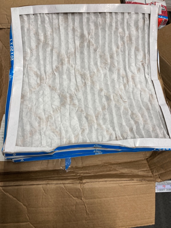 Photo 2 of Aerostar 13x21 1/2x1 MERV 8, Pleated Air Filter, 13 x 21 1/2 x 1, Box of 4, Made in The USA