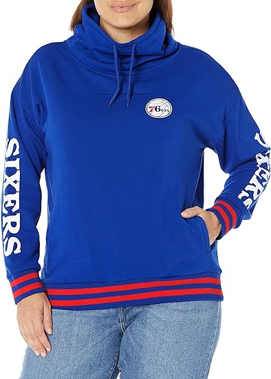 Photo 1 of Ultra Game NBA Women's Super Soft Pullover Hoodie Funnel Sweatshirt - Large