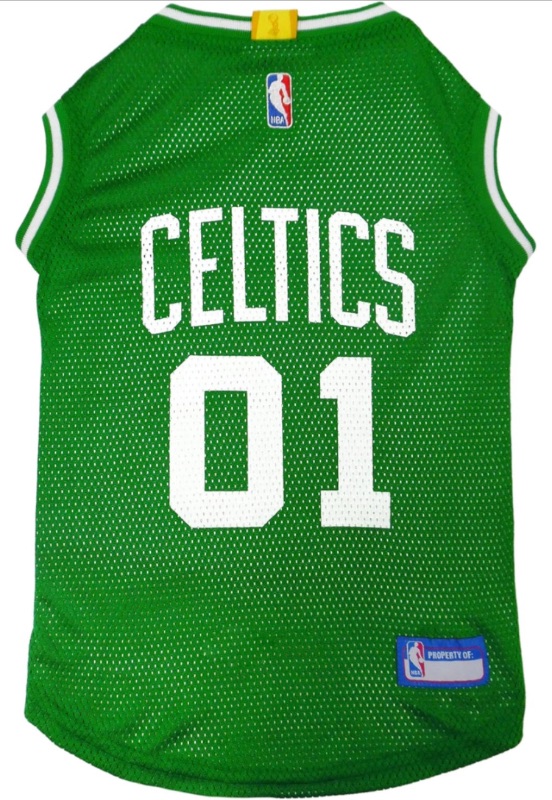 Photo 1 of Pets First NBA Boston Celtics Dog Jersey, X-Large - Tank Top Basketball Pet Jersey