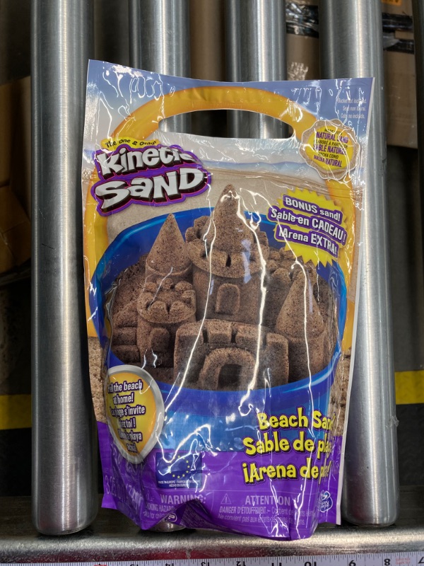 Photo 2 of Kinetic Sand, The Original Moldable Play Sand, 3.25lbs Beach Sand, Sensory Toys for Kids Ages 3 and up (Amazon Exclusive) 3.25 Lb Beach Sand