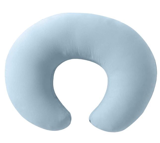 Photo 1 of Boppy Breastfeeding Pillow, Baby Donut Pillow for Breast Feeding & Bottle Feeding, Nursing Pillow with Removable Cotton Cover, Machine Washable