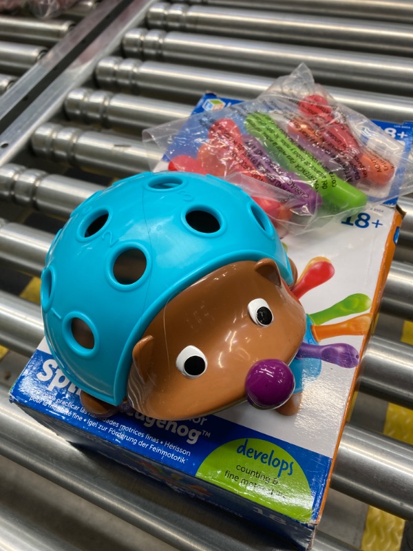 Photo 2 of Learning Resources Spike The Fine Motor Hedgehog - Toddler Learning Toys, Fine Motor and Sensory Toys for Kids Ages 18+ Months, Montessori Toys