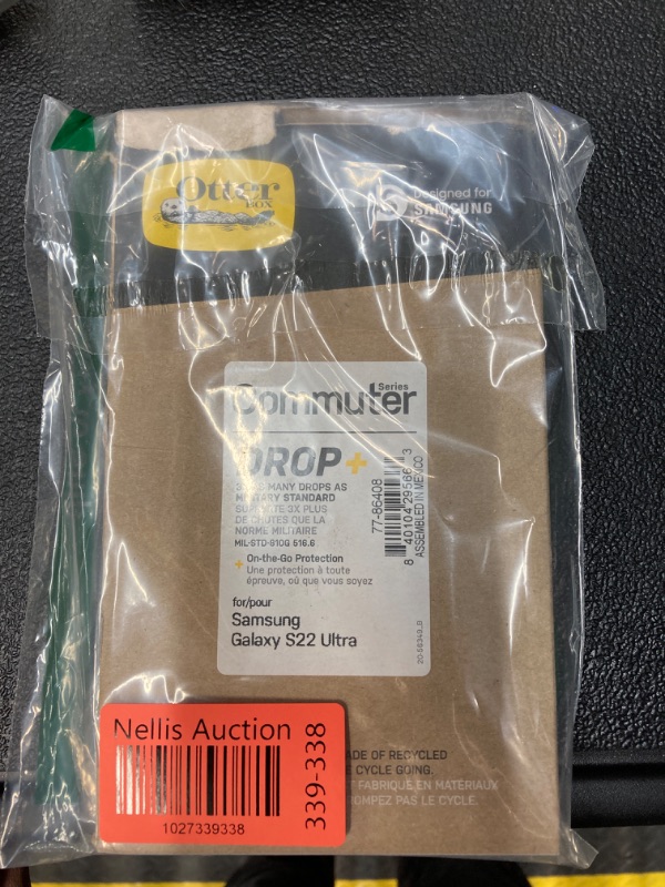 Photo 2 of OtterBox Galaxy S22 Ultra Commuter Series Case - BLACK, slim & tough, pocket-friendly, with port protection Commuter Series Black