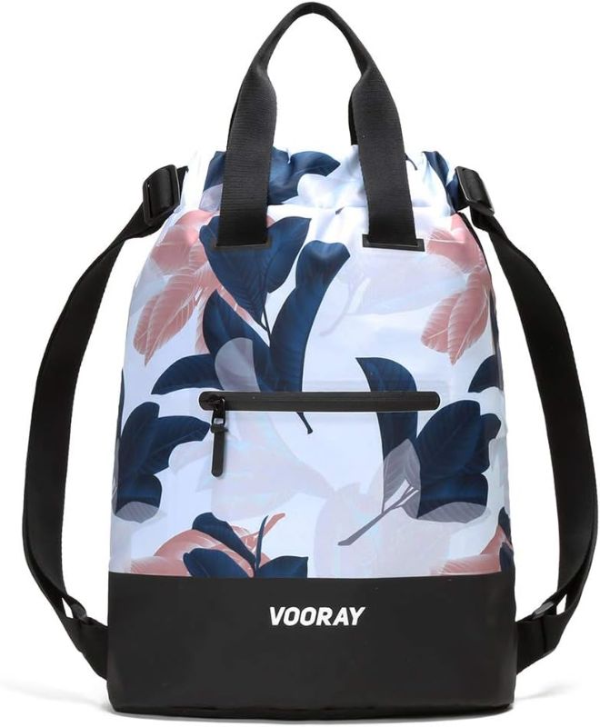 Photo 1 of VOORAY 23L Flex Cinch Drawstring Backpack – Lightweight Travel Bag, Sports Gym Bag for Women and Men, Weekender Bag