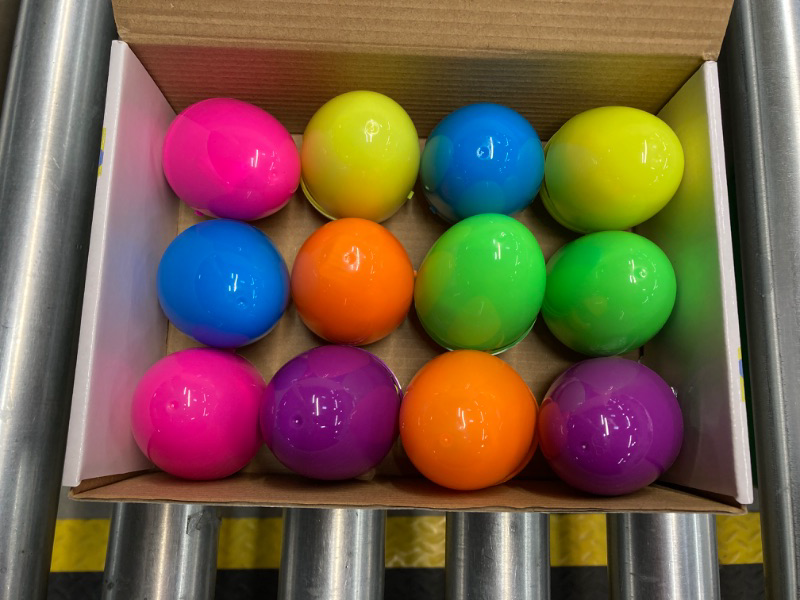 Photo 2 of 12 Pack 3" Large Easter Eggs Filled Stem Building Toys Easter Basket Stuffers 6 in 1 Transform Animal Building Blocks Easter Party Favors Gifts for Kids Toddlers Boys Girls Teens Easter Eggs Hunt