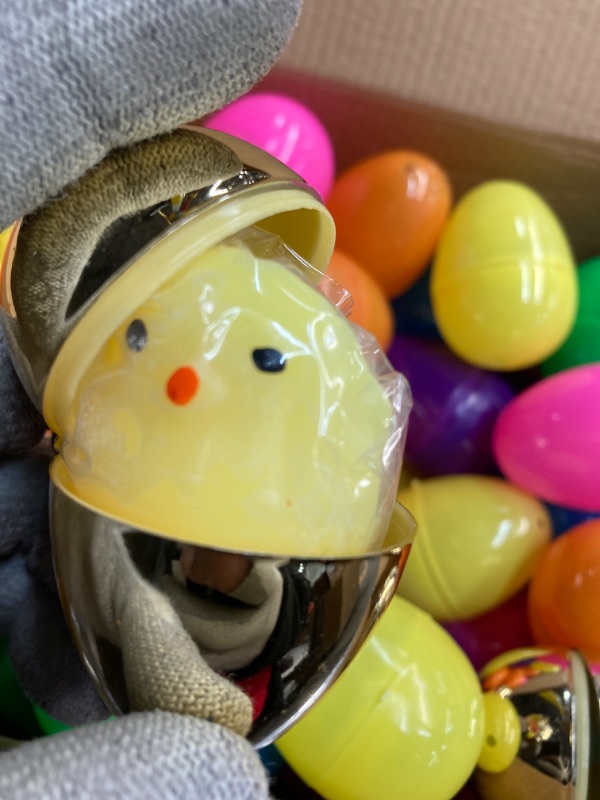 Photo 1 of 100 PCS Easter Prefilled Eggs with Assorted Toys, Easter Basket Stuffers for Kid Toddler Teens Boys Girls Easter Egg Hunt Filling Treats Easter Basket Stuffers Easter Party Favor Assorted Toy-02