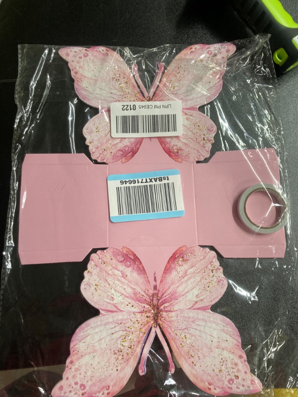 Photo 1 of 12 Pcs Butterfly Centerpieces Baby Shower for Tables Butterfly Party Favor Decorations Tea Party Butterfly Flower Boxes Table Decorations for Baby Shower Birthday Wedding Garden Tea Party