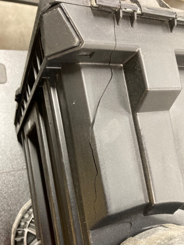 Photo 1 of 26 in. Connect Rolling Tool Box Black