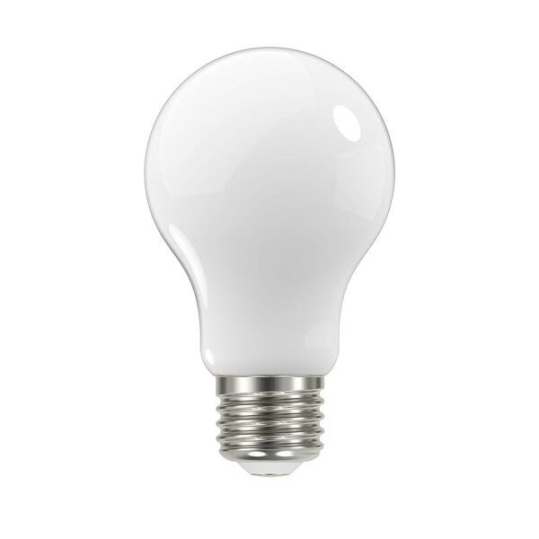 Photo 1 of 40-Watt Equivalent A19 Dimmable Frosted Glass Filament LED Light Bulb Daylight (4-Pack)
2 boxes