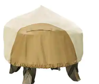 Photo 1 of 30 in. Round Outdoor Patio Fire Pit Cover
