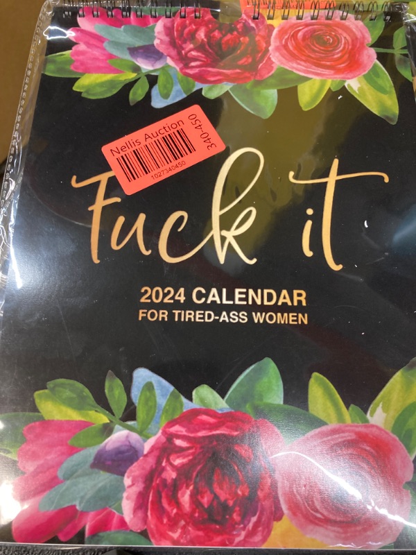 Photo 4 of 2024 Calendar for Tired Women - Tired Women Calendar, Wall Calendar for Tired, Funny Word Planner Monthly Calendar, Funny Word Planner Monthly Calendar - White Elephant Gag Gift for Women