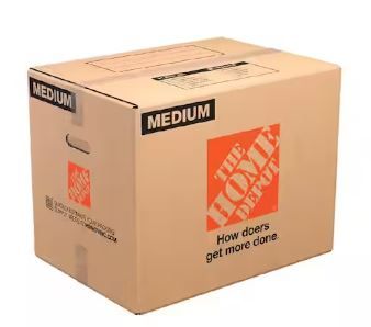 Photo 1 of 150 boxes
The Home Depot
21 in. L x 15 in. W x 16 in. D Medium Moving Box with Handles