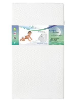 Photo 1 of Evolur
Comfort Lite Plus With Natural Fiber Crib And Toddler Mattress Waterproof I Green Guard Gold Certified