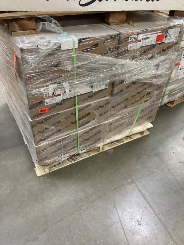 Photo 1 of 8 cases
2 ft. x 2 ft. Radar Basic White Square Edge Lay-In Ceiling Tile, case of 16 (64 sq. ft.)