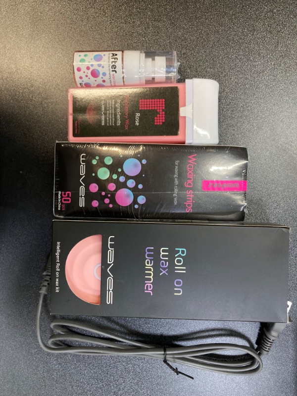 Photo 1 of Wax Kit,Roll on Wax Kit,Automation Smart Wax Warmer with No Burns,Upgrade Waxing Kit,Roll Waxing Kit for Sensitive Skin of Full Body,Roll on Wax,Wax Roller
