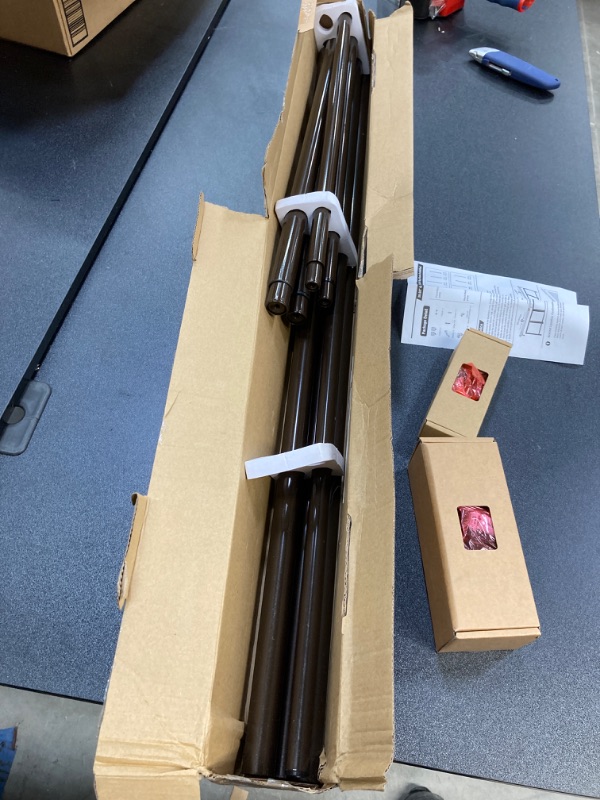Photo 1 of 36" by 72" Curtain Rod (Brown)