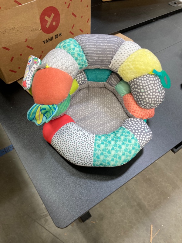 Photo 2 of Infantino 2-in-1 Tummy Time & Seated Support - for Newborns and Older Babies, with Detachable Support Pillow and Toys, for Development of Strong Head and Neck Muscles