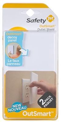 Photo 1 of Bundle of 4, Pack of 2 Safety 1st OutSmart Outlet Shield (8 Total)