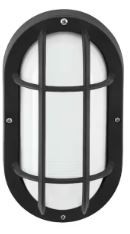 Photo 1 of Black LED Outdoor Bulkhead Light with CCT Color Switchable 