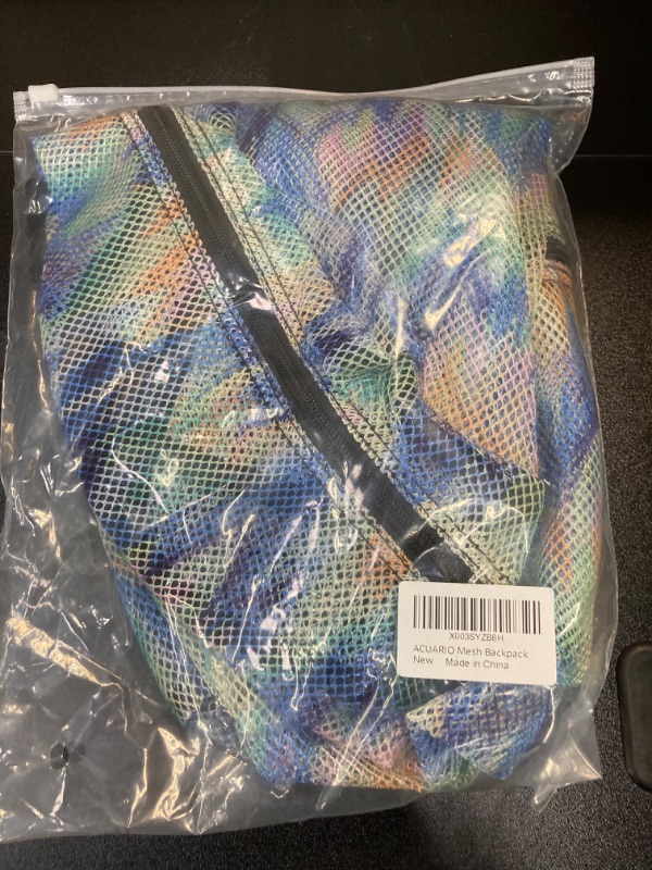 Photo 1 of ACUARIO Clear Backpack, Mesh Backpack for Men Women, Lightweight Transparent Backpack